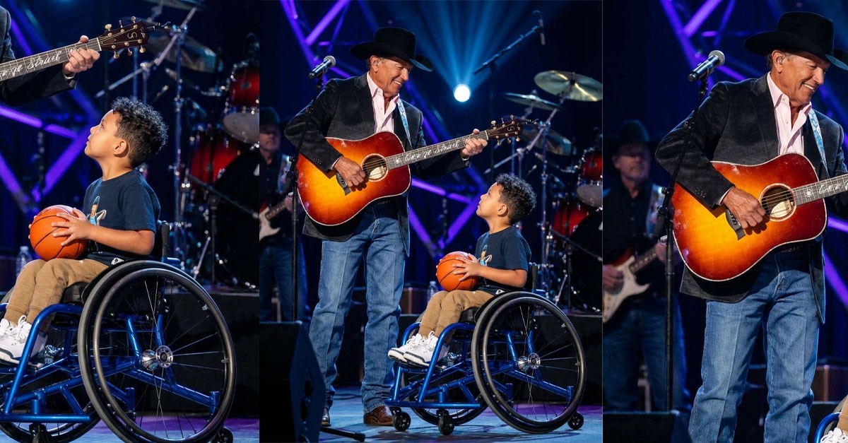 The Inspiring Story of Bubba: A Boy with a Disability Who Captivated George Strait and His Audience