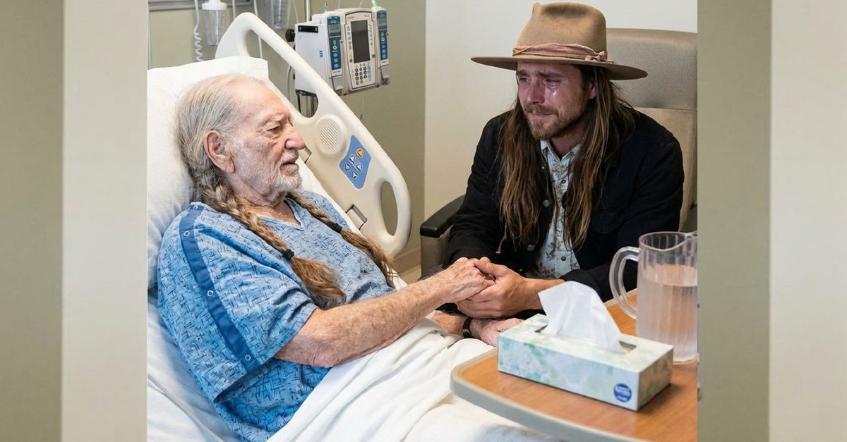"Dad, I'm here," the image of Willie Nelson and Lukas Nelson brought tears to the eyes of the world, a love that transcends time.