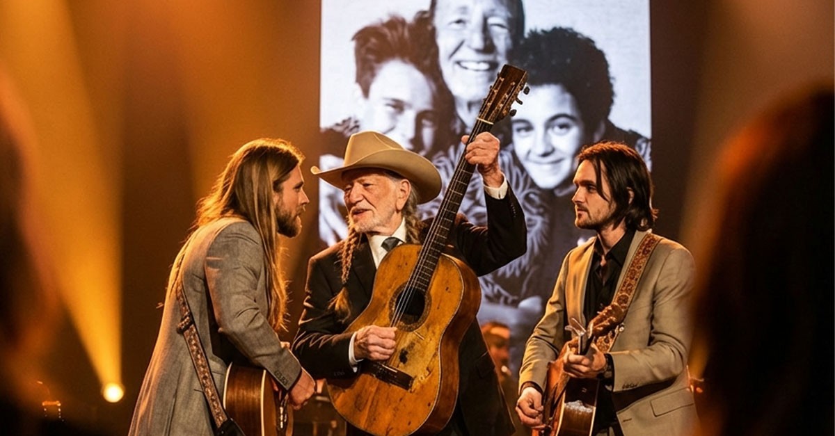 The Unexpected Trio That Broke Every Heart: Father and Sons Unite in Silence