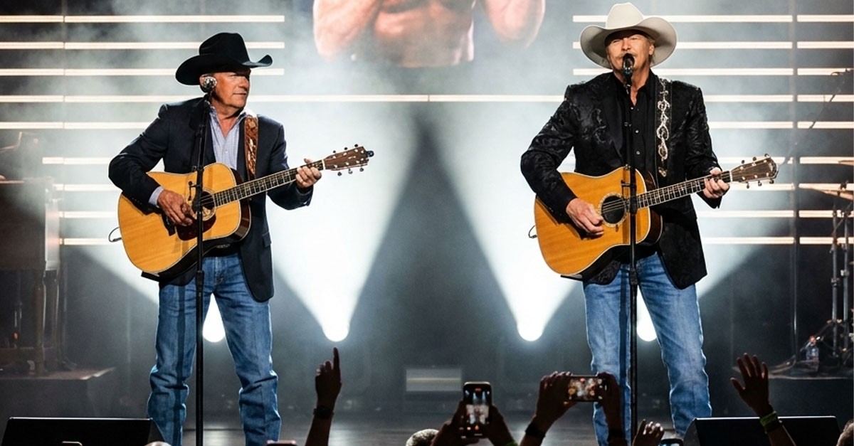 We will always remember you, symbol: A heartfelt farewell from George Strait and Alan Jackson