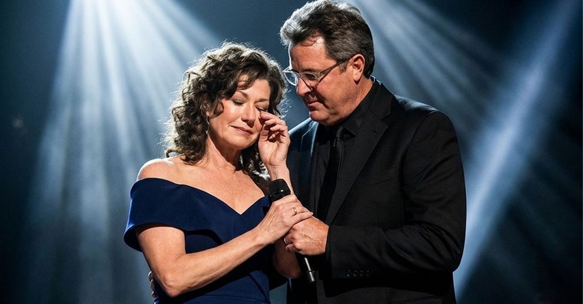 The Power of Connection: Vince Gill and Amy Grant's Unspoken Bond, A Moment of Intimacy Amidst Greatness